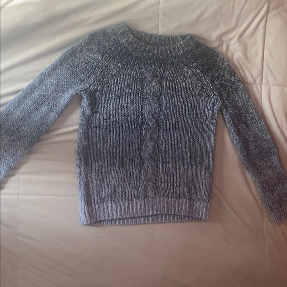 Lucky Brand Blue Ombré Sweater